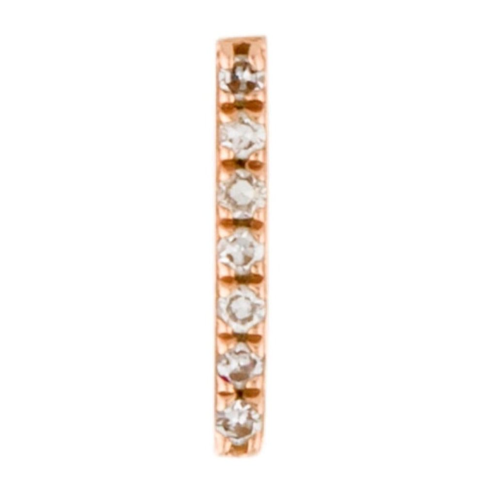 EF COLLECTION 14K YELLOW GOLD DIAMOND SINGLE STUD EARRING